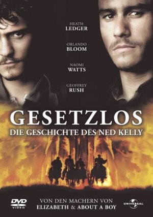 gebrauchter Film – Ledger, Heath und Orlando Bloom – Gesetzlos - Die Geschichte des Ned Kelly, [DVD]