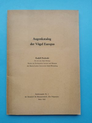 antiquarisches Buch – Rudolf Piechocki – Augenkatalog der Vögel Europas