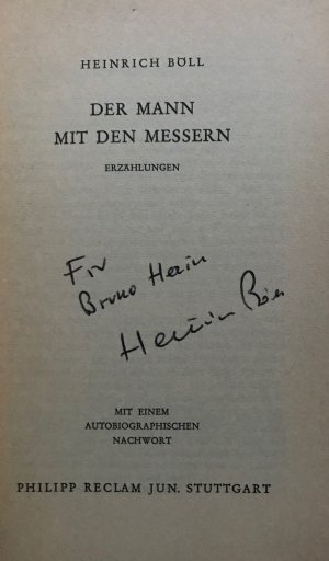 Der Mann mit den Messern und andere Erzählungen, Universalbibliothek Nr. 8287