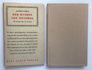 Der Mythos von Sisyphos. Ein Versuch über das Absurde