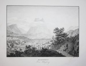 "Kaernthen. Der Bleyberg." - Bad Bleiberg Kärnten Österreich Austria Ansicht