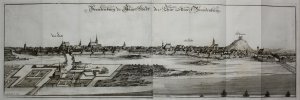 antiquarisches Buch – Matthäus Merian der Ältere  – "Brandenburg Die Hauptstadt der Chur. und Marckt Brandenburg" - Brandenburg Havel Panorama