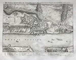 "Die Vestung Ehrnbreitstein oder Hermanstein, und wie selbige von den keyseris: Ploquirt und eingenohmen Anno 1636." - Koblenz Festung Ehrenbreitstein […]