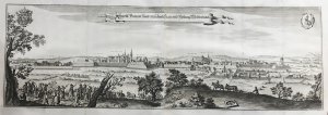 "Fürstl. .. Residentz Statt und Vestung Wolfenbüttel" - Wolfenbüttel Panorama Gesamtansicht Niedersachsen