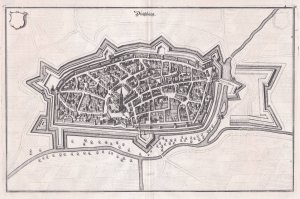 "Duißburg" - Duisburg Gesamtansicht Stadtplan Nordrhein-Westfalen