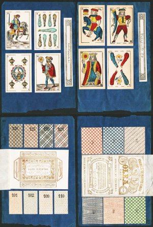gebrauchtes Spiel – Spanish playing cards) - Dealer's Catalogue leaves / Kartenspiel / Card game / naipes Spielkarten playing cards / carte da gioco / cartes à jouer / jeu card deck game / alte Spiele antique card games gebrauchtes Spiel – Spanish playing cards) - Dealer's Catalogue leaves / Kartenspiel / Card game / naipes Spielkarten playing cards / carte da gioco / cartes à jouer / jeu card deck game / alte Spiele antique card games