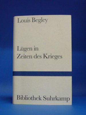 gebrauchtes Buch – Louis Begley – Lügen in Zeiten des Krieges. Roman.