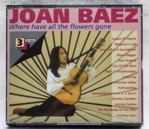 gebrauchter Tonträger – Joan Baez - Where Have All The Flowers Gone - 1992 - 3-CD-Box Folk m/vg+ – Where Have All The Flowers Gone - 1992 - 3-CD-Box Folk m/vg+