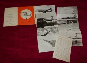 gebrauchtes Buch – Flugzeuge im Welt-Luftverkehr (4 Stück DDR Sammelbilderserien)