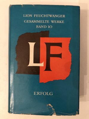 antiquarisches Buch – Lion Feuchtwanger – Gesammelte Werke Band 10 - Erfolg