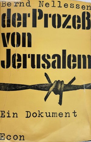 antiquarisches Buch – Bernd Nellessen – Der Prozeß von Jerusalem