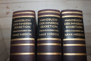 Handbuch der inneren Sekretion Bd. I + II/1 + II/2