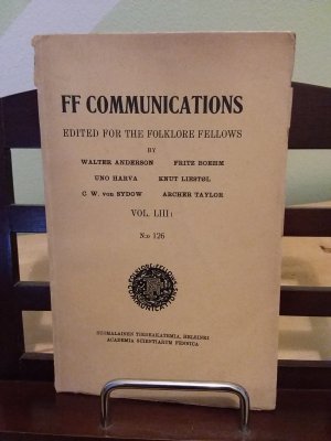 FF Communications ___ Edited for the folklore fellows ___ Vol. LIII ___ Nr. 126 ___ A Bibliography of Riddles