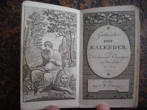 Gothaischer Hof Kalender zum Nutzen und Vergnügen auf das Jahr 1792