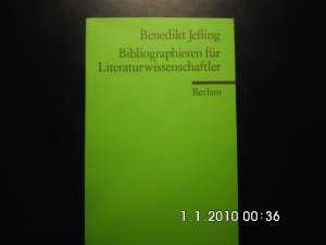 Bibliographieren für Literaturwissenschaftler