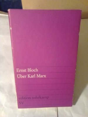 antiquarisches Buch – Ernst Bloch – Über Karl Marx