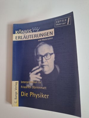 gebrauchtes Buch – Friedrich Dürrenmatt – Königs Erläuterungen: Interpretation zu Dürrenmatt. Die Physiker