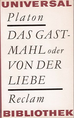 antiquarisches Buch – Platon – Das Gastmahl oder Von der Liebe