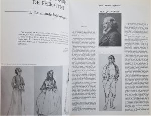 gebrauchtes Buch – Ibsen, Henrik / Chéreau – Ibsen: Peer Gynt. Matériaux, documents et commentaires. Texte intégral de la pièce. Spectacle créé au T. N. P., Villeurbanne 1981 [Programmbuch mit Signatur von Patrice Chéreau]