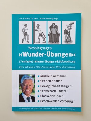 Wessinghages "Wunder-Übungen" - 17 einfache 3-Minuten-Übungen mit Sofortwirkung (2021, Zustand gut)