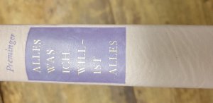 antiquarisches Buch – Marion Mill Preminger – Alles was ich will - ist alles