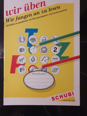 gebrauchtes Buch – E.R. Benz – WIR ÜBEN    Wir fangen an zu lesen