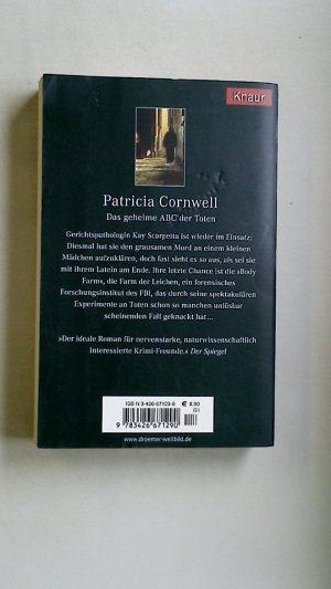 gebrauchtes Buch – Patricia Cornwell – DAS GEHEIME ABC DER TOTEN. Krimi