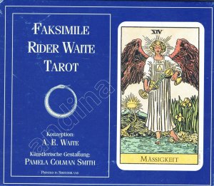 Faksimile Rider Waite Tarot // 78 farbige Tarotkarten, Legeplan & Anleitungsbuch