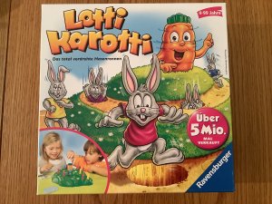 gebrauchtes Spiel – Lotti Karotti das total verdrehte Hasenrennen von Ravensburger