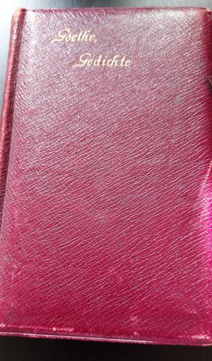 antiquarisches Buch – Goethe – Gedichte