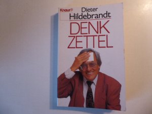 gebrauchtes Buch – Dieter Hildebrandt – Denkzettel. TB