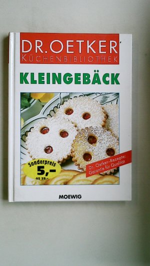 gebrauchtes Buch – unbekannt – DR. OETKER KÜCHENBIBLIOTHEK KLEINGEBÄCK.