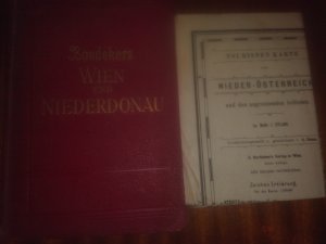 Baedekers Wien und Niederdonau. Reisehandbuch.