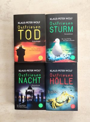 4 Ostfriesen Krimis - Sturm + Tod + Hölle + Nacht