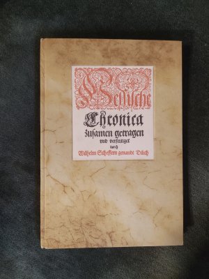 Bildtext: Hessische Chronica von Wilhelm Scheffern