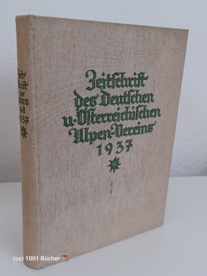 antiquarisches Buch – Hanns Barth – Zeitschrift des Deutschen und Österreichischen Alpenvereins ~  Jahrbuch Jahrgang 1937, Band 68