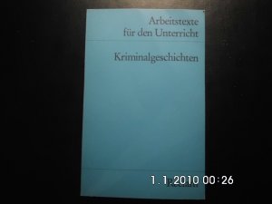 gebrauchtes Buch – Eckhard Finckh – Arbeitstexte für den Unterricht: Kriminalgeschichten