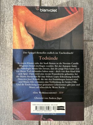 gebrauchtes Buch – Tess Gerritsen – Todsünde - Roman