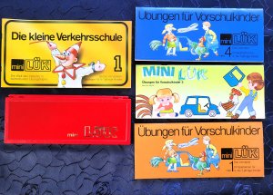 Mini LÜK Set, Übungen für Vorschulkinder, Kontrollkasten + 4 Übungshefte