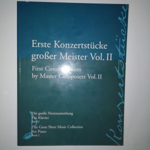 gebrauchtes Buch – István Máriássy, Miklós Dolinsky – Erste Konzertstücke großer Meister Vol. II - Die große Notensammlung für Klavier Band I