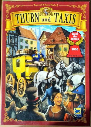 gebrauchtes Spiel – Seyfarth, Karen und Andreas – Thurn und Taxis – Spiel des Jahres 2006, Hans Im Glück, ab 10 Jahren, für 2 bis 4 Spieler, Spieldauer 60 Minuten