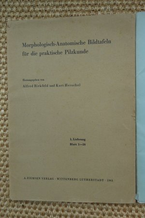 antiquarisches Buch – Birkfeld, Alfred, Herschel – Morphologisch-Anatomische Bildtafeln für die praktische Pilzkunde, Lfg. 1 - 13 Blatt 1 - 200