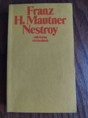 gebrauchtes Buch – Mautner, Franz H – Nestroy