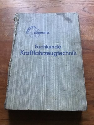 Fachkunde Kraftfahrzeugtechnik