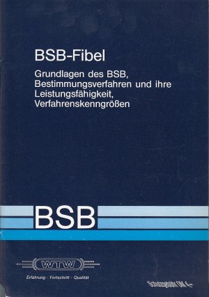 BSB-Fibel Grundlagen des BSB, Bestimmungsverfahren und ihre Leistungsfähigkeit, Verfahrensgrößen