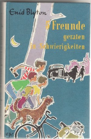 gebrauchtes Buch – Enid Blyton – Fünf Freunde geraten in Schwierigkeiten- eine spannende Geschichte für Jungen und Mädchen/ mit Ill. Eileen A.Soper / Band 8 der Reihe '5 Freunde'