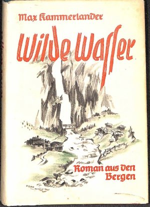 antiquarisches Buch – Max Kammerlander – Wilde Wasser ein  Bergbauernroman aus den Tiroler Bergen von Unwetter einer nahenden Katastrophe, das Zusammenstehen eines Dorfes  und entstehen einer zarten Liebe von  Max Kammerlander in altdeutscher schrift