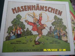 gebrauchtes Buch – Thiele, Margarethe und Ernst Kutzer – Hasenhänschen Geschichte einer Hasenfamilie von Margarete Thiele mit Bildern von  Ernst Kutzer