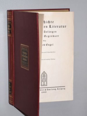 Geschichte der Deutschen Literatur von den Anfängen bis in die Gegenwart. 2 Teile in 1 Bd. [Bd 1:] ... von den Anfängen bis zum 19. Jahrhundert/ [Bd. […]