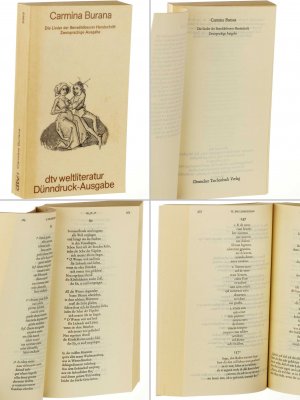 gebrauchtes Buch – Carmina Burana. die Lieder der Benediktbeurer Handschrift.